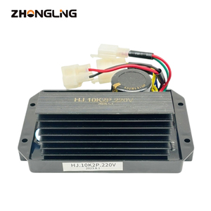 เครื่องควบคุมแรงดันไฟฟ้าอัตโนมัติคุณภาพสูง Zhongling <span class=keywords><strong>AVR</strong></span> HJ.10K2P-220V 1/3 เฟส 10A อะไหล่เครื่องกำเนิดไฟฟ้าเบนซิน - Product Image 4