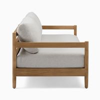Vente en gros usine Sofa de jardin luxe en bois massif teck haut de gamme pour patio extérieur