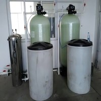 Système d'adoucissement d'eau automatique en duplex pour le traitement des eaux souterraines à haute dureté