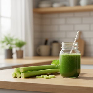 T-shirt à manches longues avec imprimé jus de céleri, vêtement cadeau détox - Product Image 3