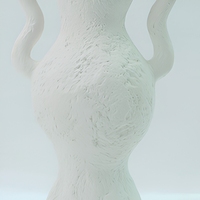 Vase rond en céramique de pierre à glaçure réactive mate transparente de grande taille, style Art déco, pour décoration de table, intérieur/extérieur, Jueheng Home