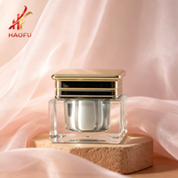 Pot carré en acrylique 3g/5g/20g pour gel UV, crème visage, baume, cosmétiques et soins de la peau, avec couvercle – Vente chaude, personnalisable ODM/OEM