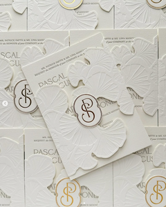 ซองฟอยล์สีทอง L + <span class=keywords><strong>R</strong></span> สำหรับงานแต่งงานซองพิมพ์ลายดอกไม้ลายนูนปิดผนึกขี้ผึ้งสีชมพูมีฝุ่น - Product Image 4