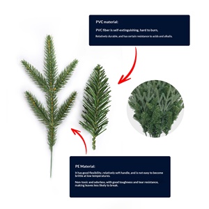 Hot Sale Dense Automatic Christmas <b>Tree</b> PE Mixed PVC Material Pointed Top Auto Expand <b>Tree</b> For Holiday Decoration - Product Image 4