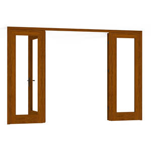 ระบบประตูไฮดรอลิกอะลูมิเนียม Xf156 บานประตูกว้าง 156 มม. รุ่น 6063 T5 ดีไซน์แบบสปริงพื้น สำหรับทางเข้าวิลล่า - Product Image 4