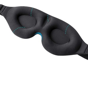 Masque de sommeil en soie à mémoire de forme 3D patchs doux pour les yeux confort conception tridimensionnelle masque de sommeil pour le visage visière respirant femmes hommes - Product Image 6