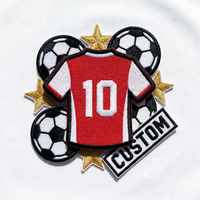 Patchs brodés 3D personnalisés, logo d'anime, Champions League, patchs sportifs de football, à coller sur les vêtements, les sacs à dos, les chaussures