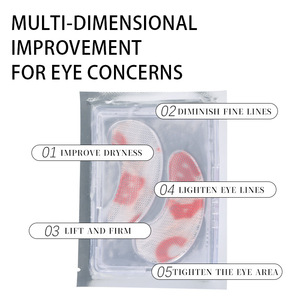 Patch de masque pour les yeux en hydrogel imprimé en maille, anti-rides, hydratant, raffermissant, pour le soin de la zone des yeux, 25g - Product Image 3