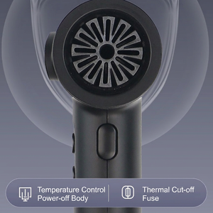 ไดร์เป่าผมไร้แปรงถ่าน ความเร็วสูง ดีไซน์กะทัดรัด สำหรับใช้ในบ้าน - Product Image 3
