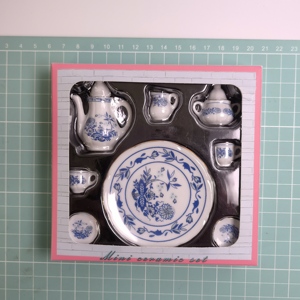 Accessoires de décoration pour maison de poupée, 8 pièces/ensemble, vaisselle, service à thé pour la <span class=keywords><strong>cuisine</strong></span>, fournitures de décoration de table - Product Image 2