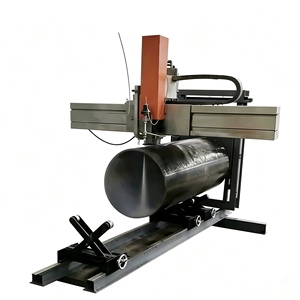 Machine de découpe de tubes CNC industrielle robuste à jet d'eau, coupe-tubes carrés automatique, acier au carbone, épaisseur 50 mm, découpe à froid - Product Image 5