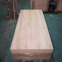 Papan kayu paulownia sambung jari, papan kayu kiri solid untuk dijual