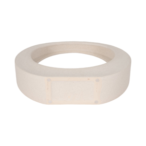 Oggetto decorativo in ceramica a forma di anello, elemento scultoreo per casa, ufficio, soggiorno, bagno, mobile da bagno - Product Image 6