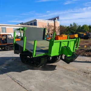 Agricultural Crawler Mini <b>Dumper</b> 1200kg Construction Garden Hydraulic Mini <b>Tracked</b> <b>Dumper</b> Truck for Sale - Product Image 1