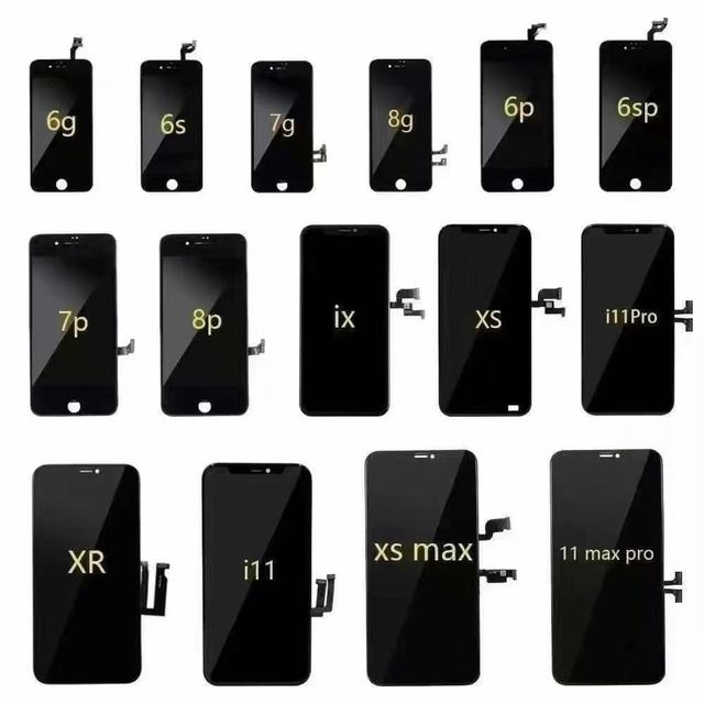Original Quality Wholesale Price Touch iPhone Screen OEM Phone Screen Black and White iPhone Original for 5S 5 6 6S 6SP 7 7P 8