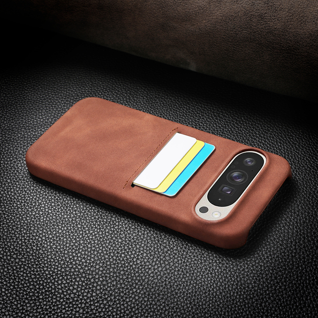 High Quality Leather Wallet Phone case for Google Pixel 9 Pro XL Luxury Business Card Slot Phone case for Google Pixel 9 8 Pro