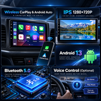 Autoradio Android pour Ford Focus Mk 2 2004-2011 Android 15 9 pouces 2DIN Octa Core CarPlay sans fil GPS DSP 4G AM FM