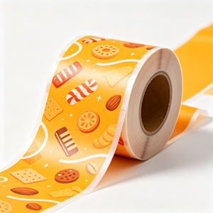 Custom Printed Opaque <b>Plastic</b> Food Packaging Film Soft Heat Seal <b>Roll</b> Film for Candy & Craft Use - Product Image 6