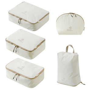 مجموعة تخزين قابلة للطي مقاومة للماء مصنوعة من التارسلون، منظم ملابس كبير السعة للسفر والأعمال، طقم أمتعة مريح - Product Image 2