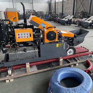 Pompa Beton Diesel Listrik Trailer Termurah Pompa Beton Mini Mobile Baru - Product Image 1