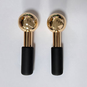 gold color Electroplating stainless steel 304 cooling ball face roller - Product Image 2
