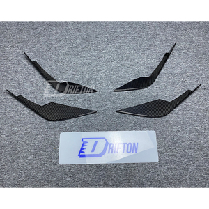 4PCS Dry Carbon Fiber Front Canards For BMW G82 M4 - Product Image 4