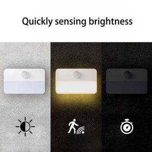 Lampes LED à induction nocturne intelligentes à piles pour chambre à coucher - Product Image 4