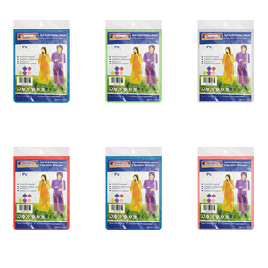 Poncho de Lluvia Desechable de PE, Multicolor, con Capucha, Impermeable, de un Solo Uso, para Adultos, para Festivales, Eventos al Aire Libre, Emergencias - Product Image 5