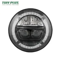 Tuff Plus Motorcycle Headlight, Halo Headlight for Harley