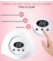 Brevet d'usine 48W lampe à ongles UV LED de haute qualité lumière à ongles électrique pour vernis à Gel séchoir UV avec fonction de séchage des doigts