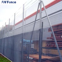 Garde-corps Maison Porte Grill Design Clear View Mur Clôture pour Aéroport Usine Personnalisé anti-montée 358 clôture de sécurité