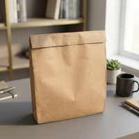 Sacs d'expédition en kraft blanc personnalisés avec logo pour l'emballage de vêtements, épaisseur 180 g/m², impression sérigraphique, emballage de colis pour boutique en ligne
