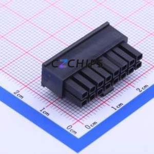 HX30002-16P Housing (Wire-to-Board / Wire-to-Wire) P=3mm Connector ( Jack Structure: 2x8P )( Pitch: 3mm )( Row Spacing: 3mm ) - Product Image 2