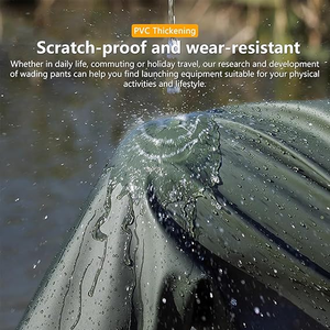 Vadeador <span class=keywords><strong>de</strong></span> pesca con mosca para <span class=keywords><strong>mujer</strong></span>, ligero, impermeable, 100%, Vadeador <span class=keywords><strong>de</strong></span> pecho <span class=keywords><strong>de</strong></span> PVC para <span class=keywords><strong>mujer</strong></span> con pantalón <span class=keywords><strong>de</strong></span> bota, <span class=keywords><strong>botas</strong></span> <span class=keywords><strong>de</strong></span> Color personalizadas - Product Image 6