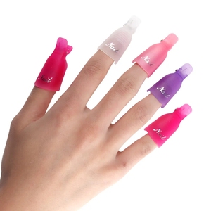 10 Piezas de Clips de Plástico Acrílico para Remover Esmalte de <span class=keywords><strong>Uñas</strong></span>, Clips para Remover Esmalte de Gel UV - Product Image 3