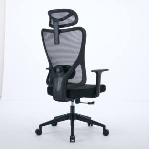 Ergonomic cao trở lại ghế điều hành Ghế văn phòng điều chỉnh tay tựa đầu làm bền PP hiện đại 2D thắt lưng hỗ trợ lớn cao lưới - Product Image 1
