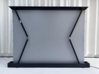 Nouvel écran de projection motorisé gris noir en cristal, écran de projection électrique ALR de haute qualité pour projecteur longue portée