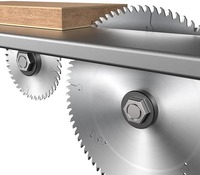 Lame de scie circulaire TCT de 300 mm à 96 dents, soudée au laser, revêtement Ti, à pointe en carbure, pour panneaux MDF, outil de coupe professionnel pour le travail du bois, OEM