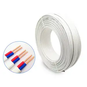 BVVB Pure Copper Single Core PVC Wire 1 1.5 2.5 4 6mm 2 3 Cores Copper Sheathed Wire Multicore Cable