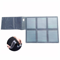 Panneau solaire pliable à film mince renouvelable pour charger les batteries externes