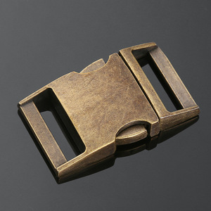 Hebilla de Liberación Lateral de Metal de 25 mm, Aleación de Zinc, Duradera, para Bolsos, Plateada, Negra, Bronce - Product Image 3