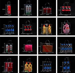 ASP produsen Cina grosir tahan air bahan plastik lembut <span class=keywords><strong>PVC</strong></span> transparan hadiah tas belanja untuk bisnis - Product Image 5