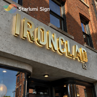 Lettre en acrylique d'extérieur, enseigne 3D, lettre lumineuse LED, enseigne personnalisée, enseigne commerciale, logo 3D, panneau d'enseigne, enseigne LED personnalisée pour entreprise, intérieur