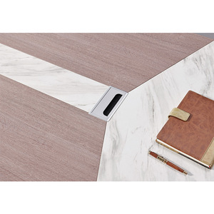 Table <span class=keywords><strong>de</strong></span> conférence en bois massif <span class=keywords><strong>de</strong></span> <span class=keywords><strong>luxe</strong></span> moderne pour bureau commercial hôtel prix d'usine <span class=keywords><strong>de</strong></span> haute qualité pour réunions et conférences - Product Image 6