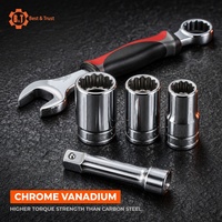 92PCS Chrome Vanadium de Boîte à Outils En Aluminium Boîte À Outils Kit