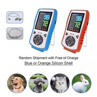 Oxymètre de pouls vétérinaire Moniteur de signes vitaux portable LCD pour chiens Batterie rechargeable Utilisation vétérinaire