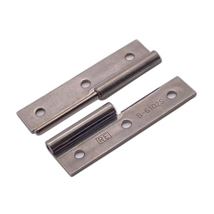 Stainless Steel Detachable Hinges B-6102S 6-Hole 180 Degree Opening For Industrial Cabinet Door - Product Image 4