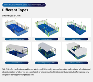 Terrain <span class=keywords><strong>de</strong></span> sport extérieur mobile en acier pour padel, 20x10m, plateforme surélevée temporaire et portable avec <span class=keywords><strong>gazon</strong></span> artificiel - Product Image 4