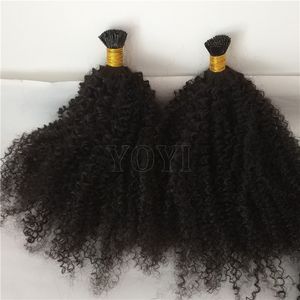 扭结卷曲K尖卷曲生发延伸人发缅甸扭结卷曲I/ U/ I尖角蛋白人发延伸 - Product Image 6