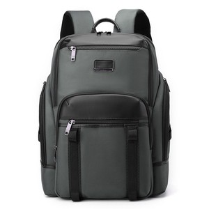 Mochila Ejecutiva Antirrobo Unisex de Nylon y Cuero Premium, Mochila Profesional para Portátil, Mochila Universitaria, Mochila de Viaje - Product Image 1